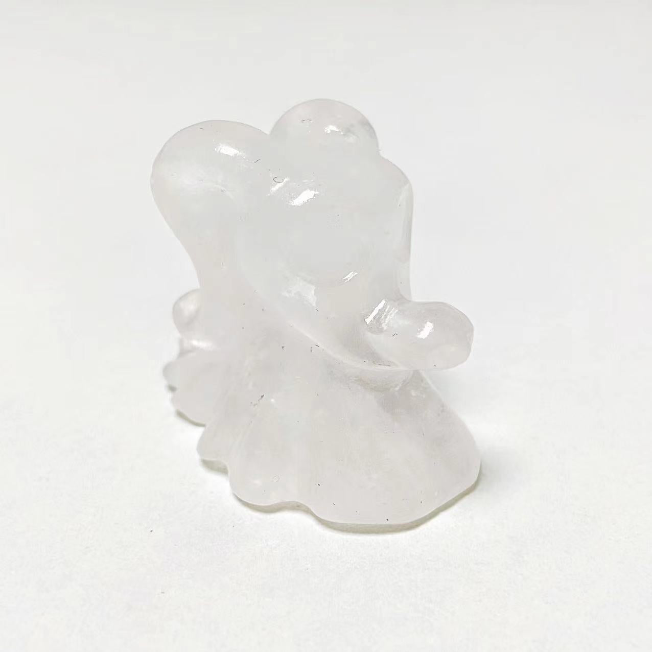 Crystal zero dog carvings