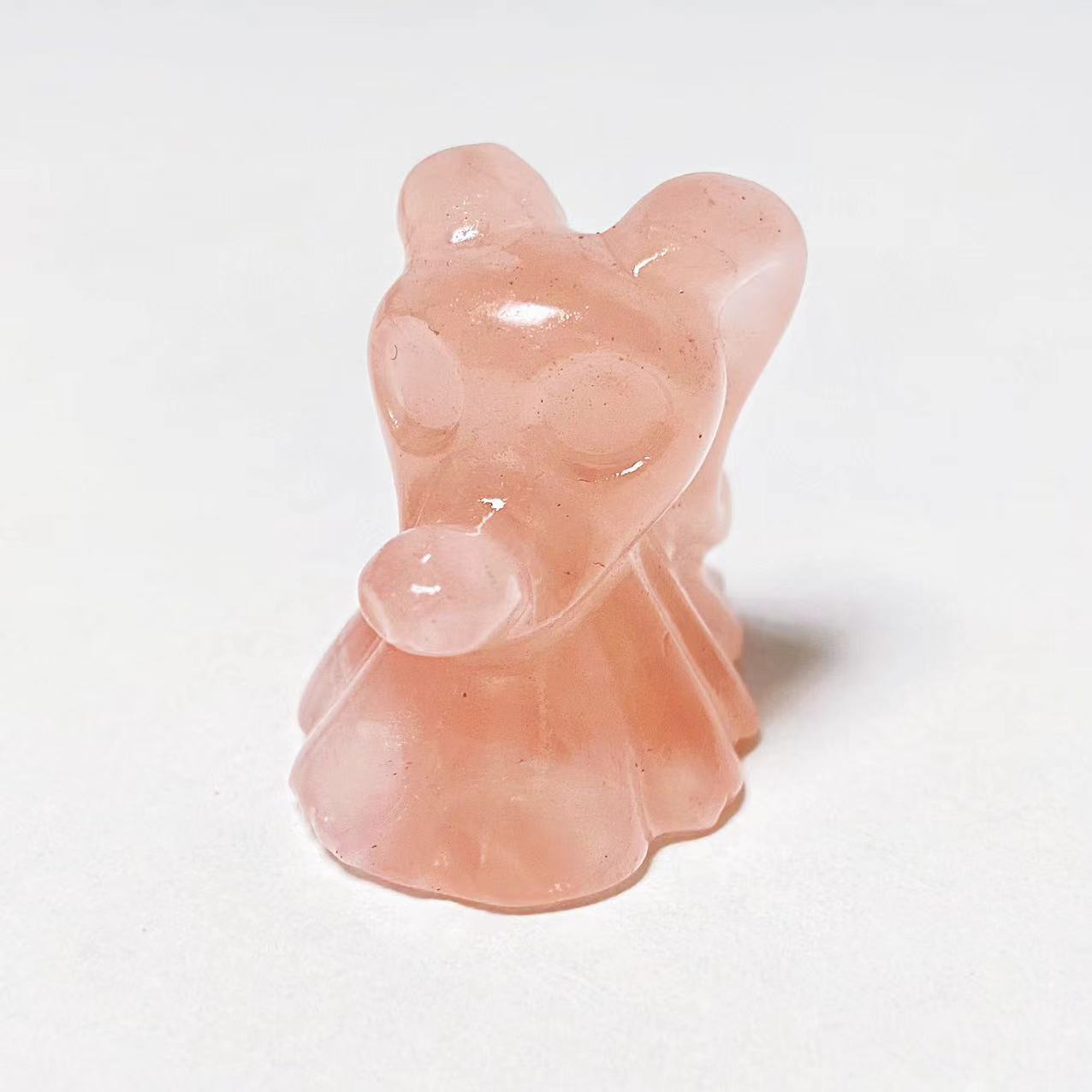 Crystal zero dog carvings