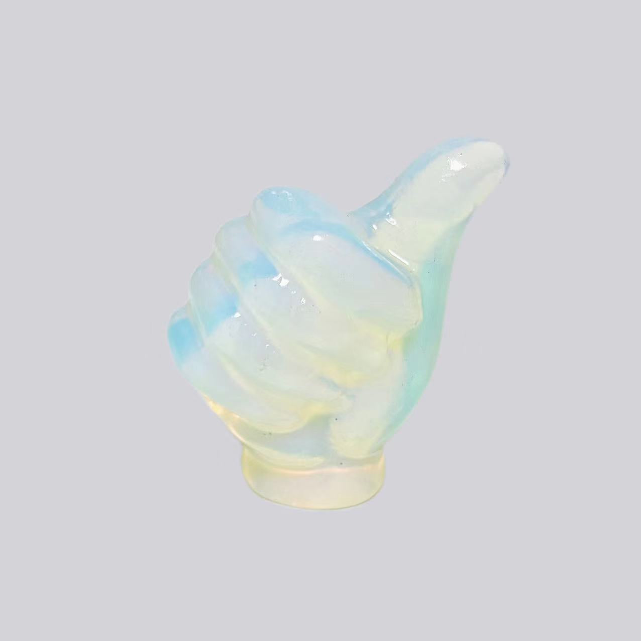 Crystal thumb small carvings