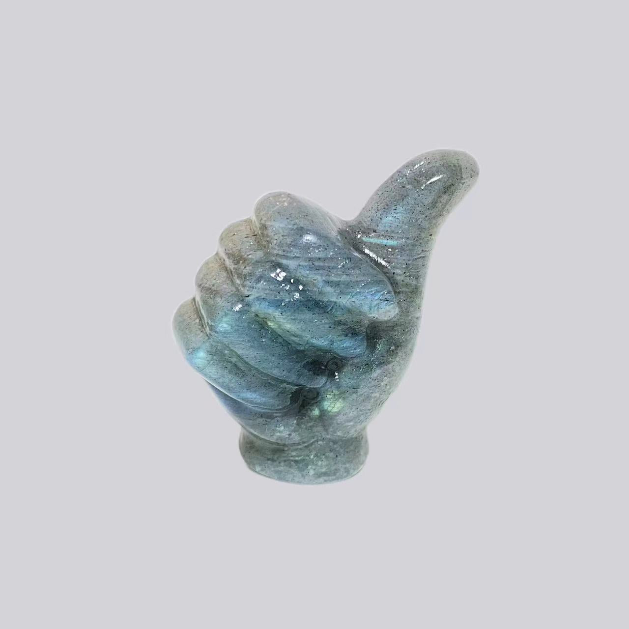 Crystal thumb small carvings