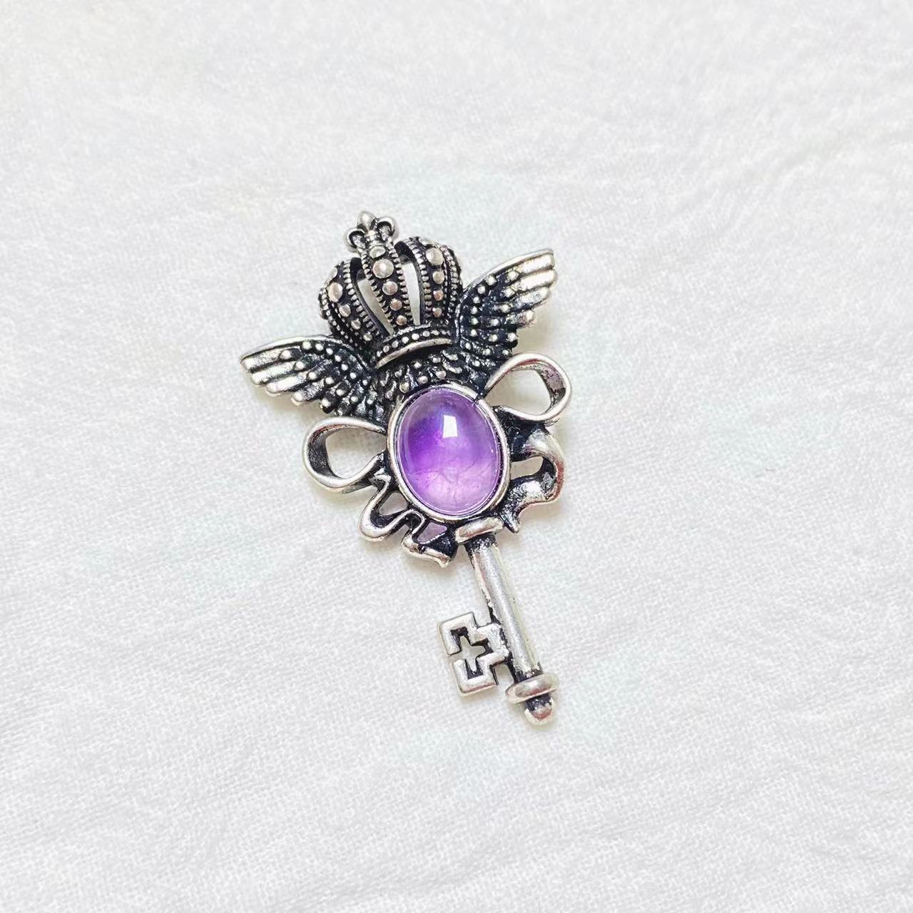 Copper magic key pendant