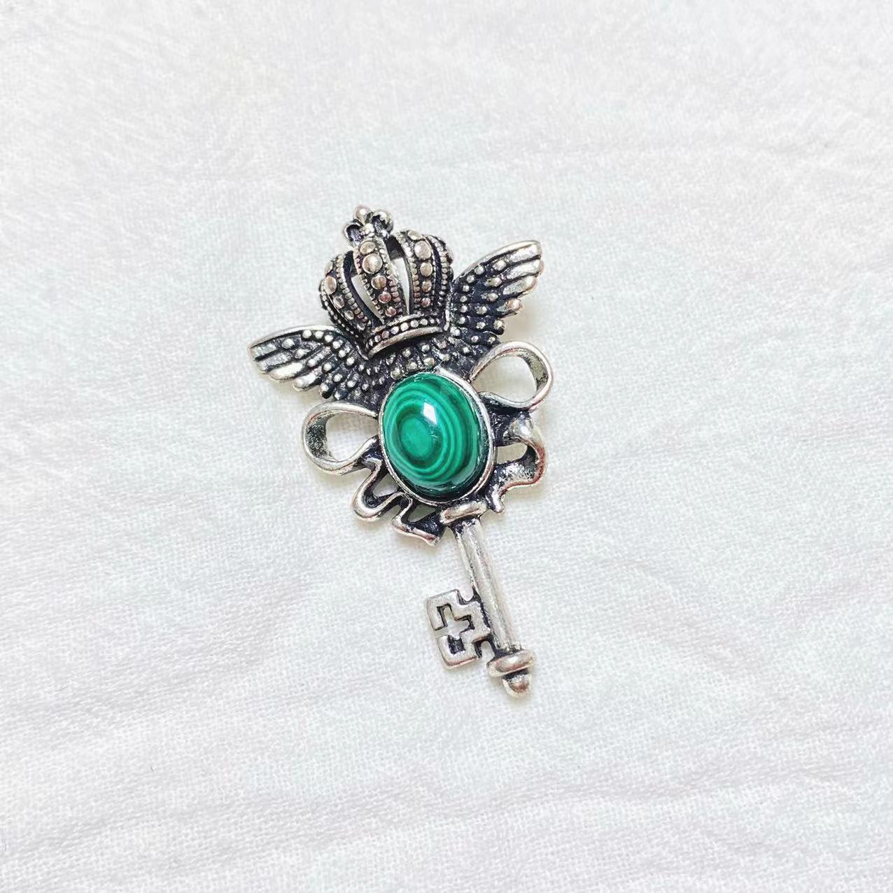 Copper magic key pendant