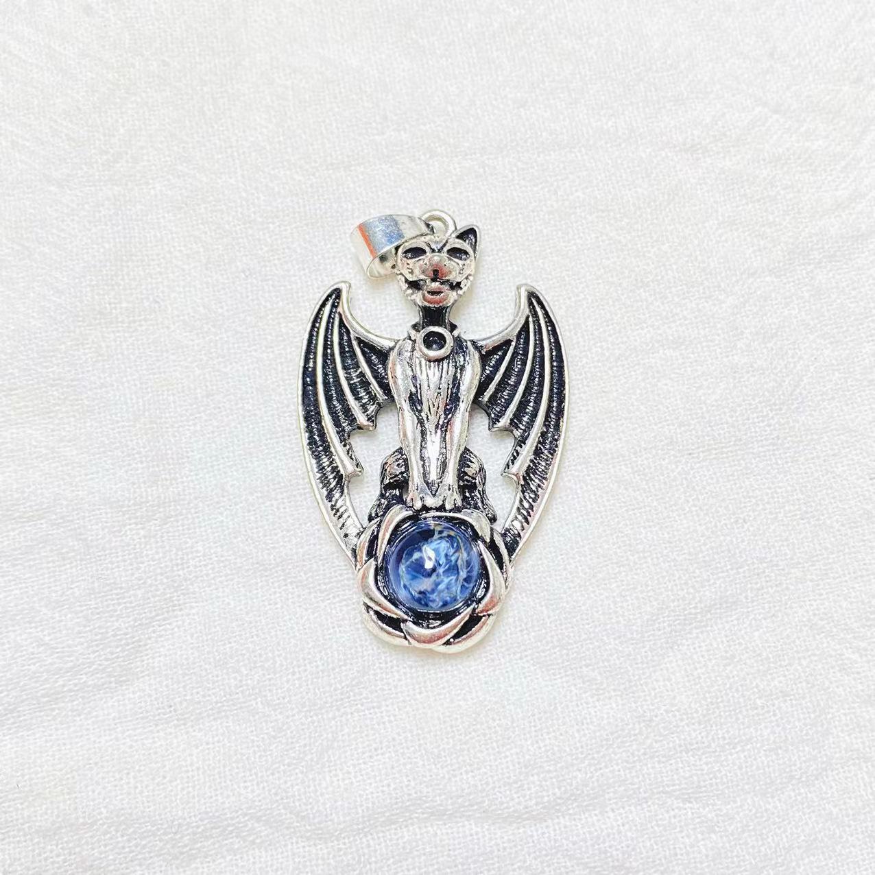 Copper gargoyle pendant