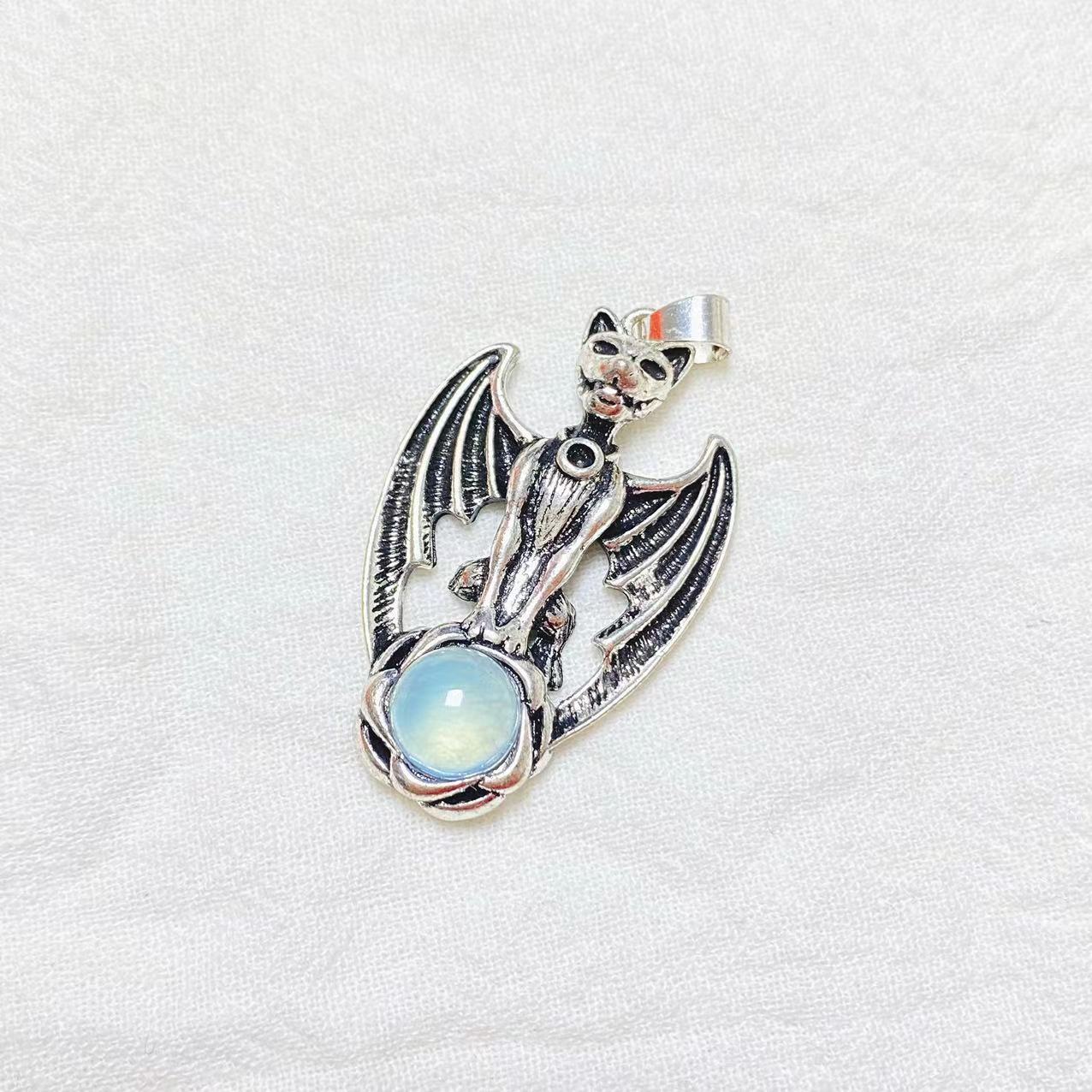 Copper gargoyle pendant