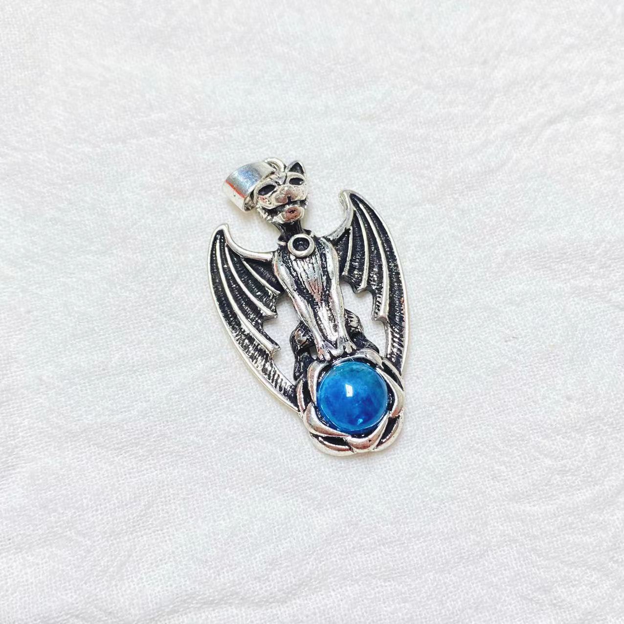 Copper gargoyle pendant