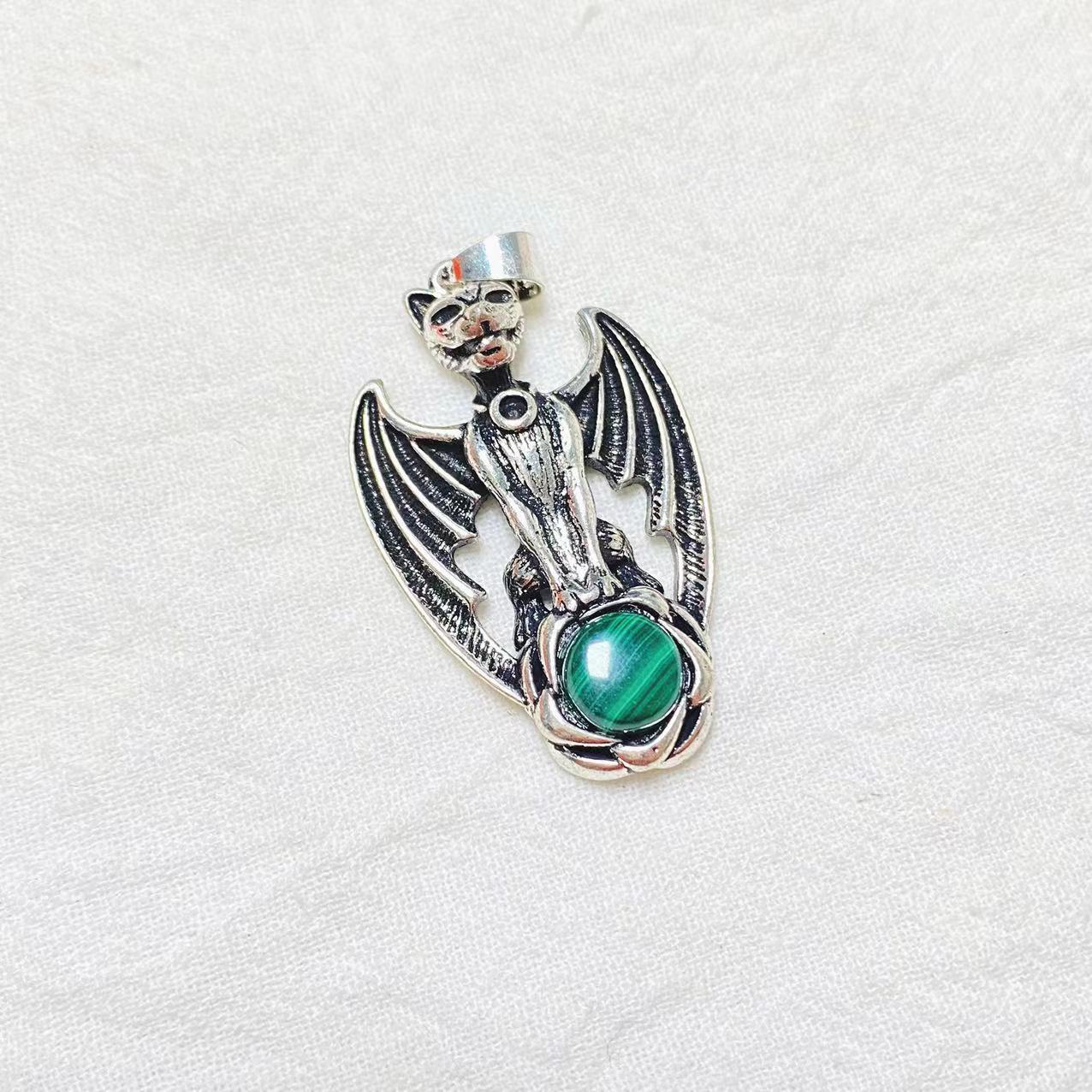 Copper gargoyle pendant