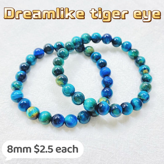 Dyed Tiger's Eye Bracelet 8mm