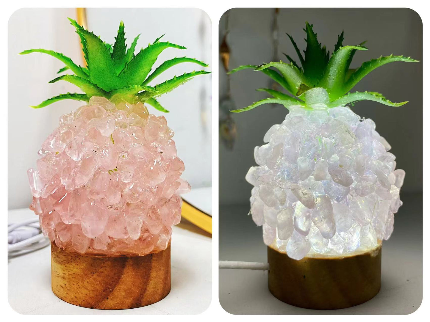 Crystal Chips Pineapple USB light