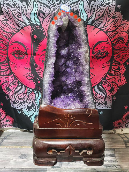Amethyst clusters freeform#19500
