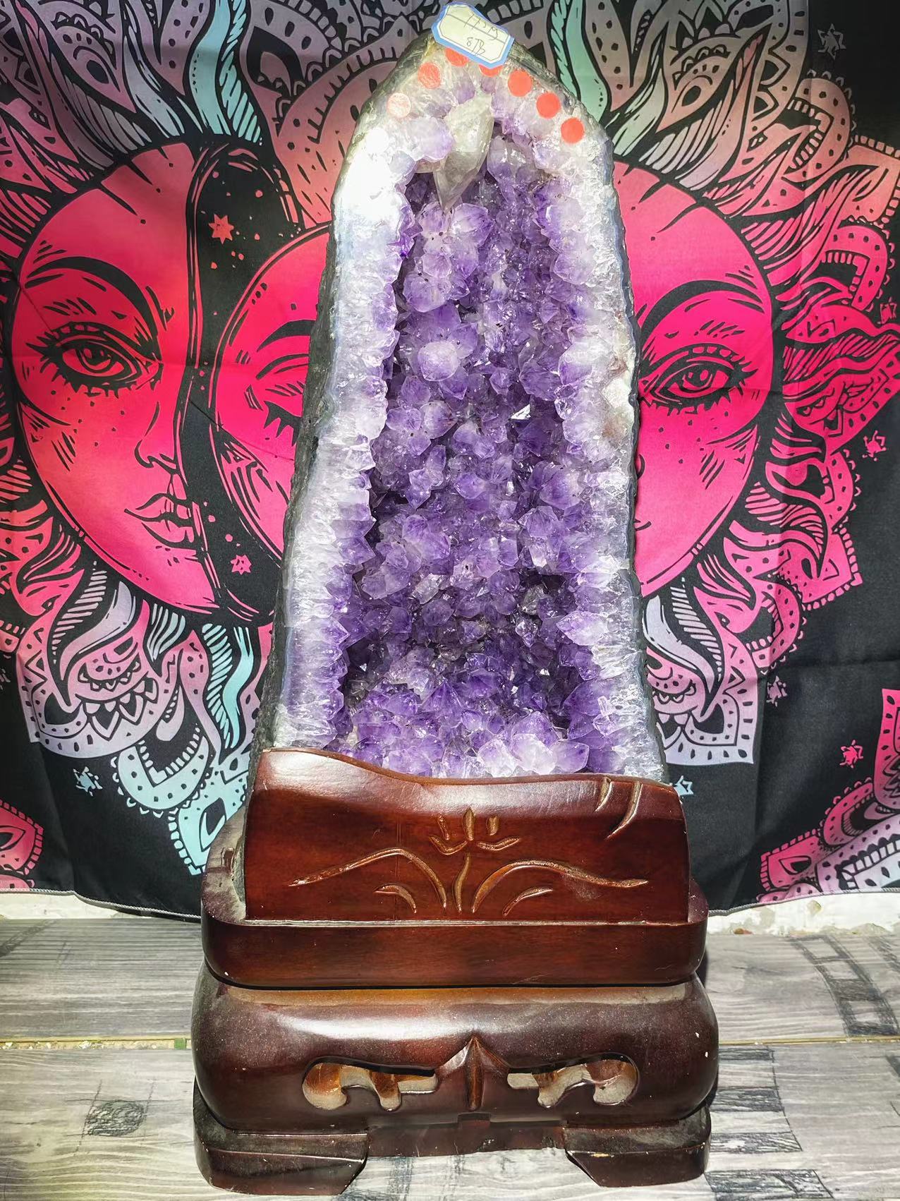 Amethyst clusters freeform#19500
