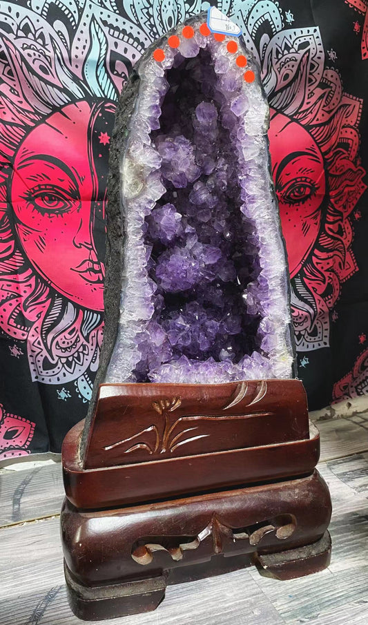 Amethyst clusters freeform#19200