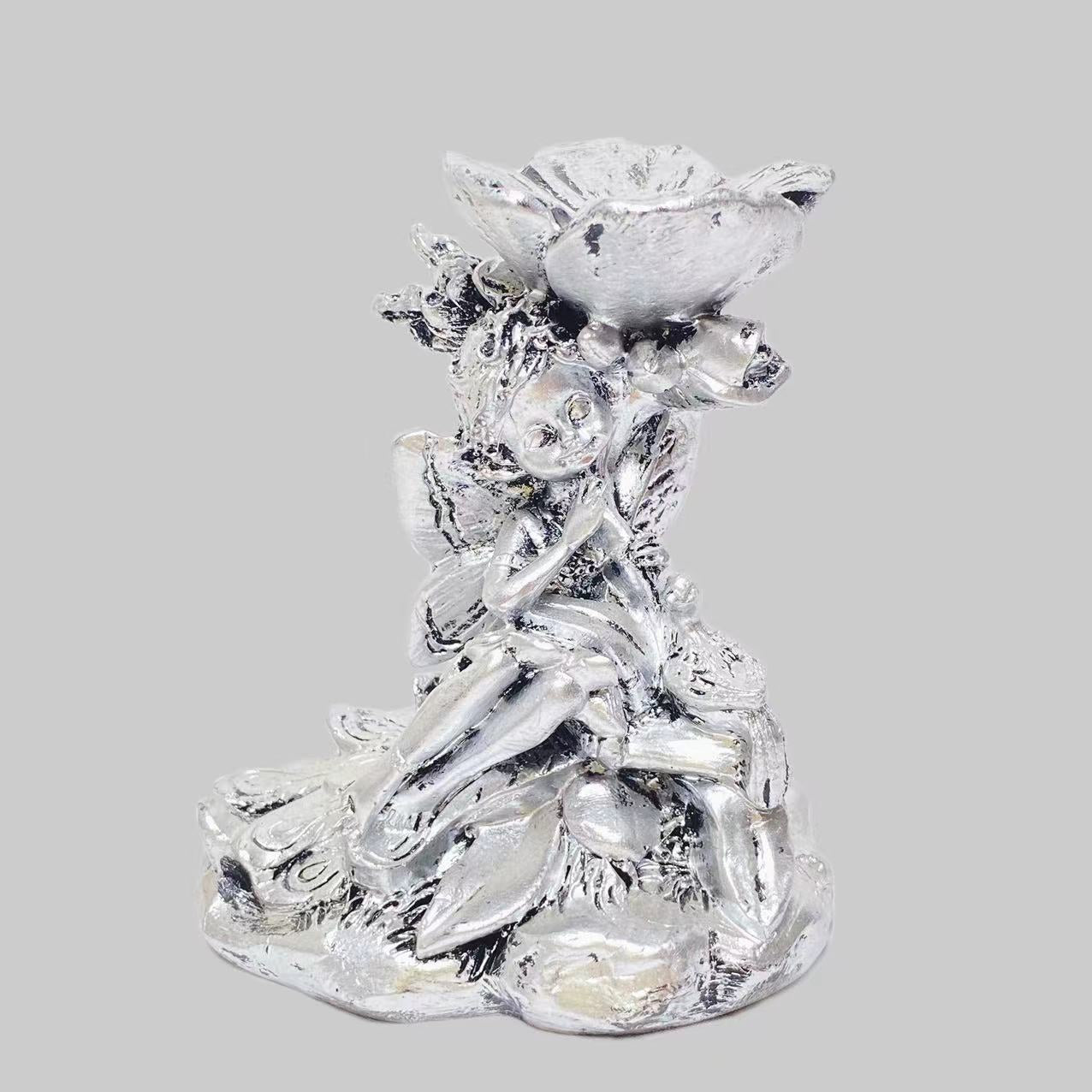 Resin fairy sphere stand