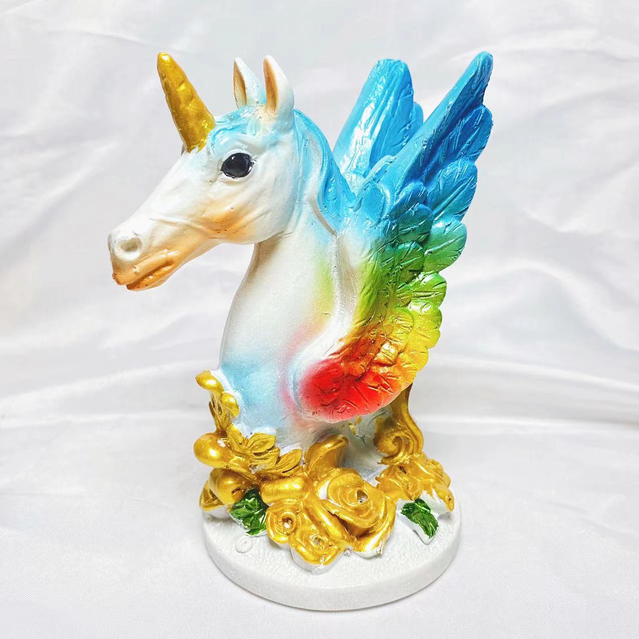 Resin unicorn sphere stand