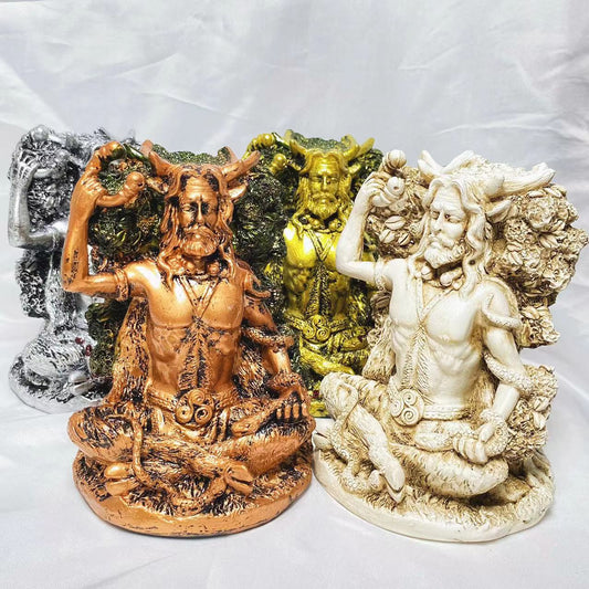 Resin tree man sphere stand