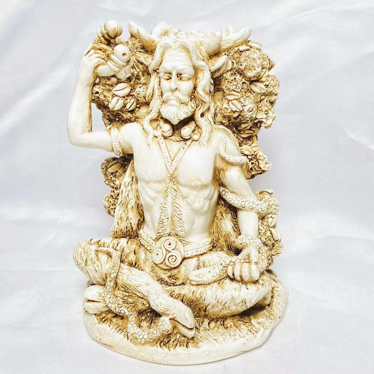 Resin tree man sphere stand