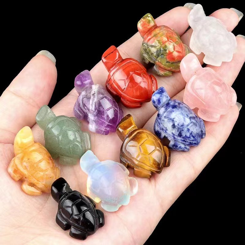 mini turtle carvings