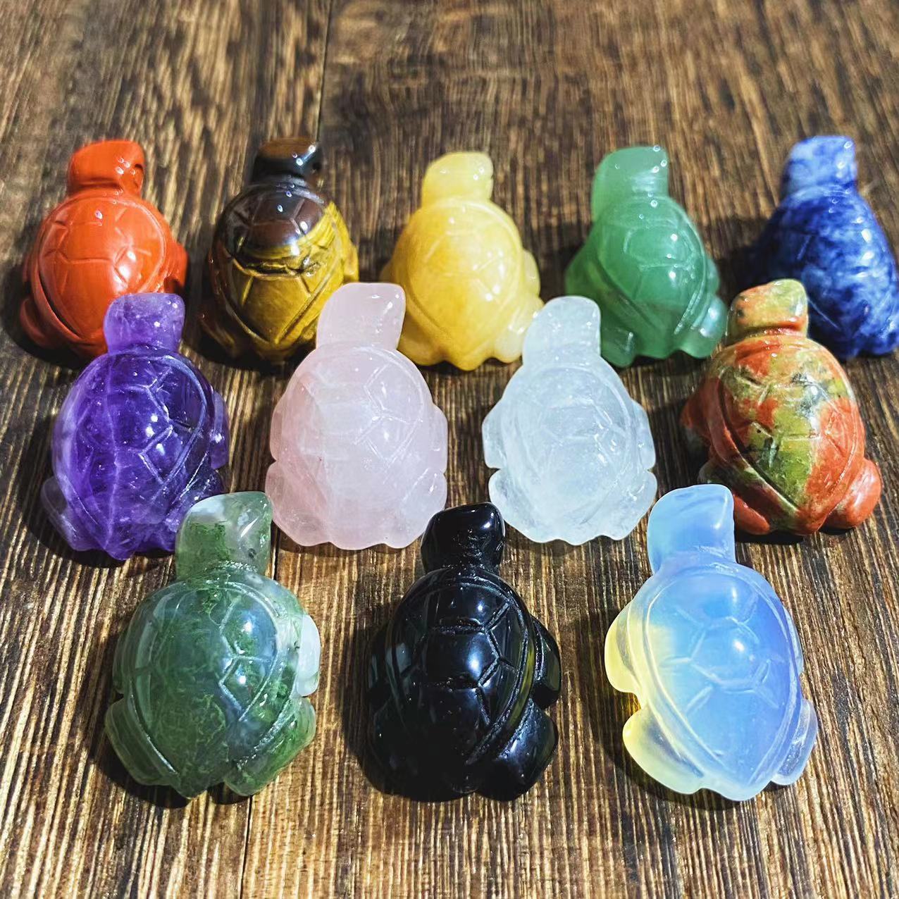 mini turtle carvings