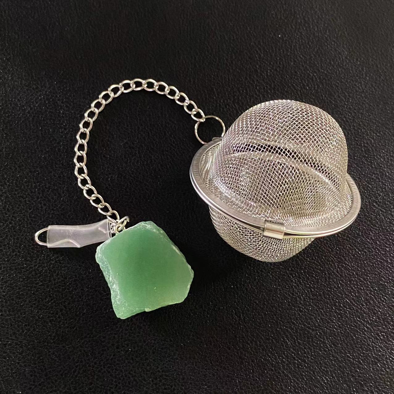 Crystal tea bag