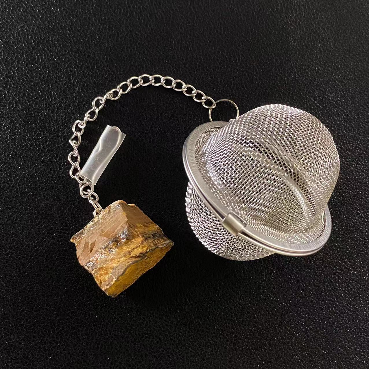 Crystal tea bag