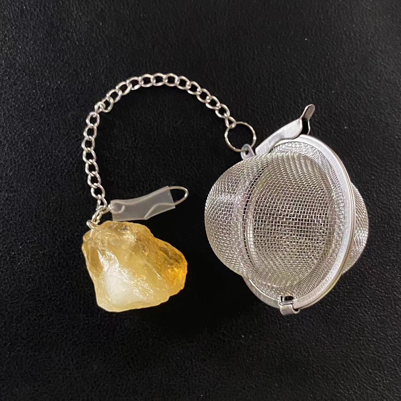 Crystal tea bag