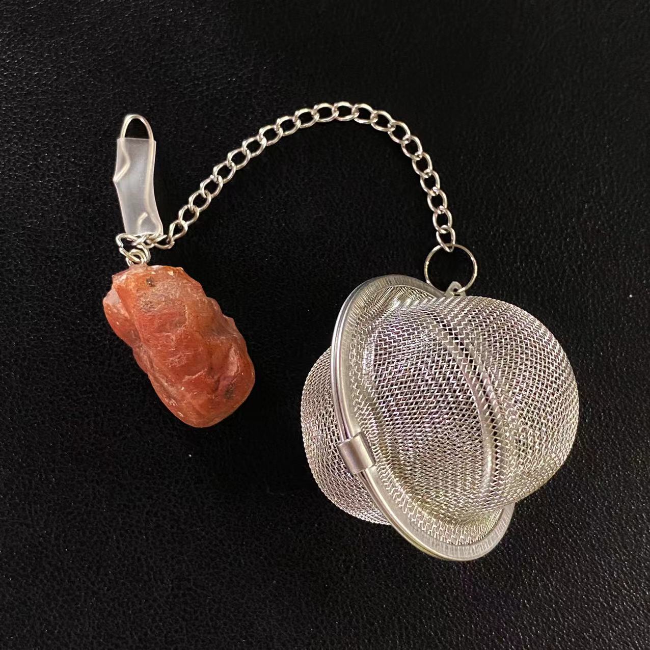 Crystal tea bag