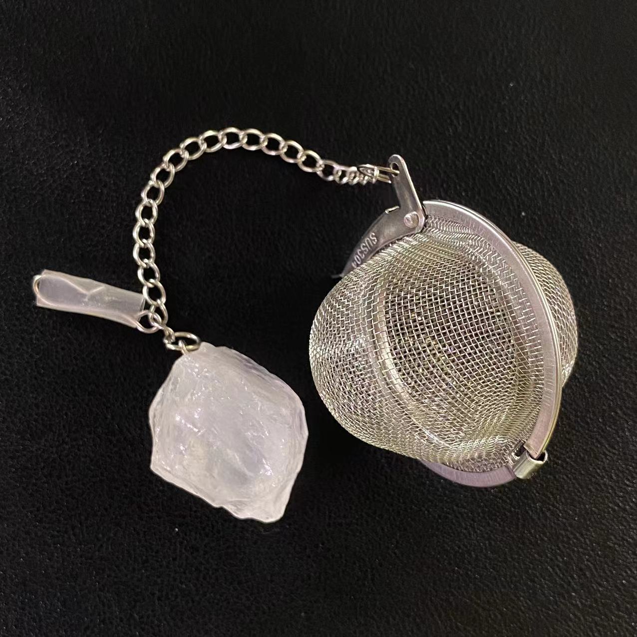 Crystal tea bag