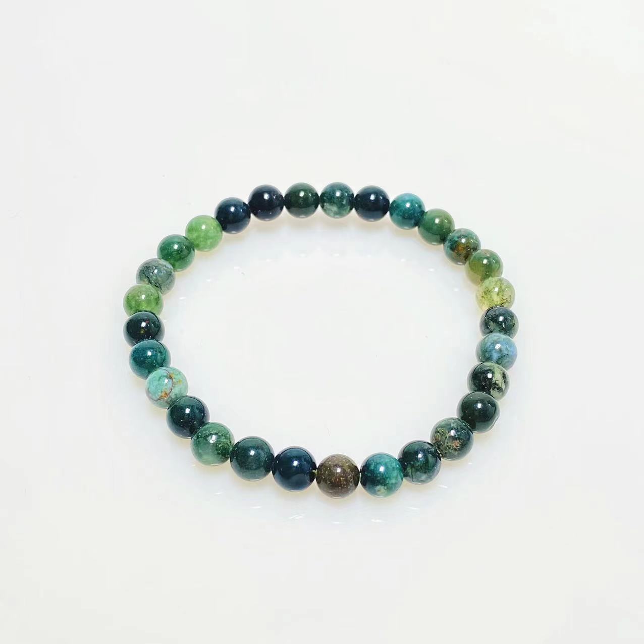 Moss agate bracelet