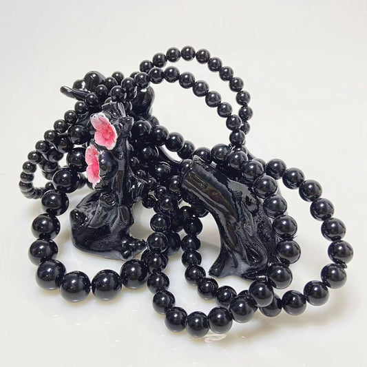 Black obsidian bracelet