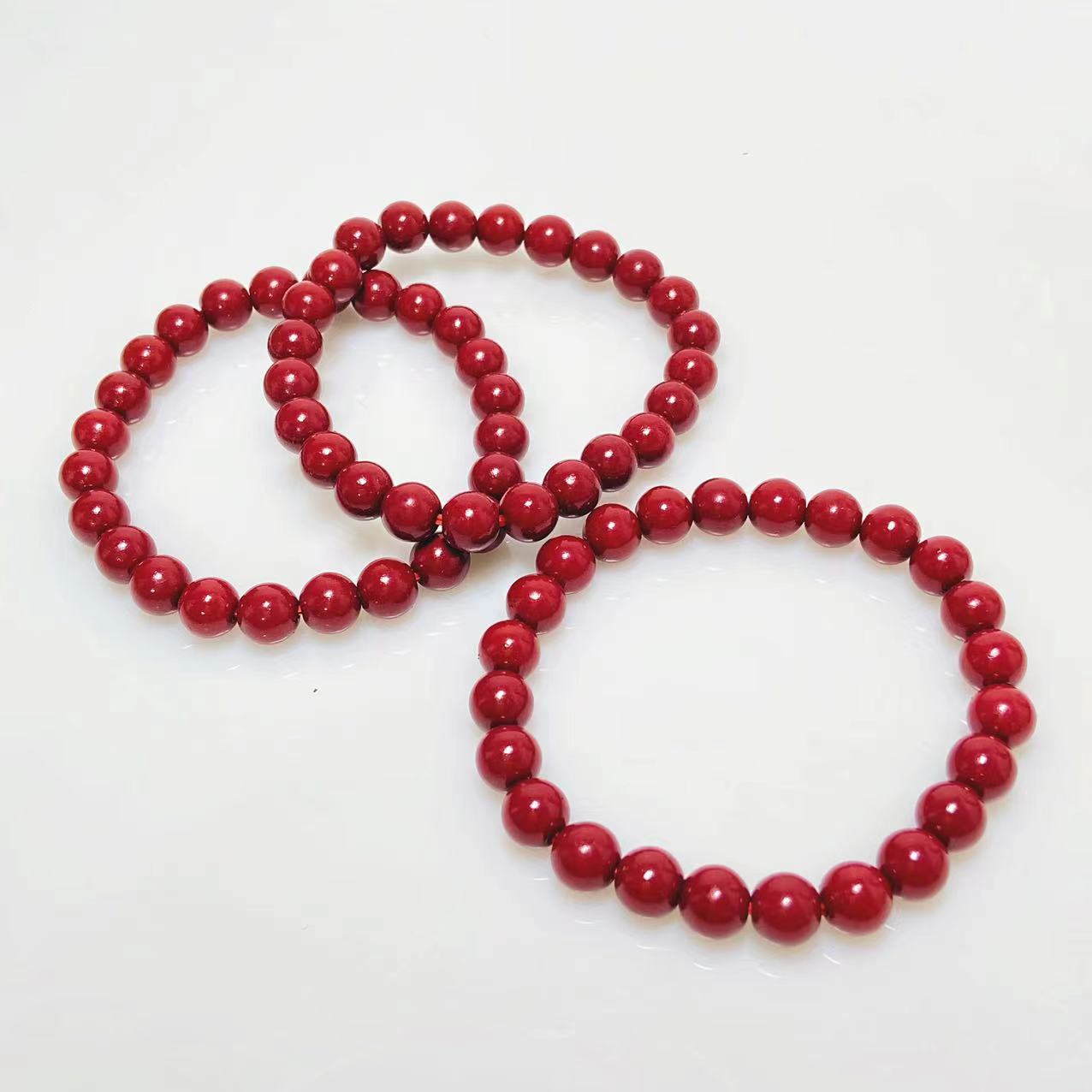 8mm Cinnabar bracelet