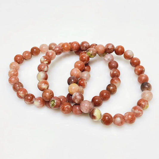 Plum jade bracelet