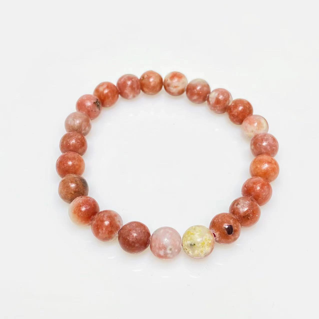 Plum jade bracelet