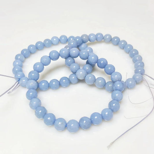 Blue Angelite bracelet