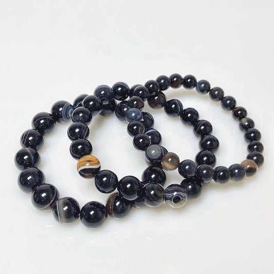 Black agate bracelet