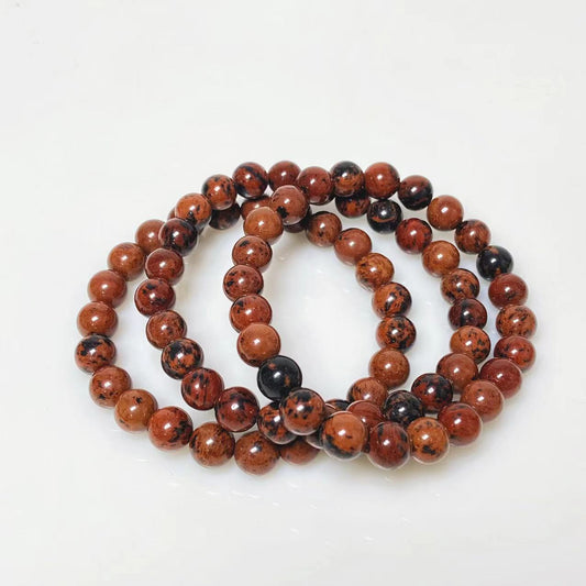 mahogany obsidian bracelet