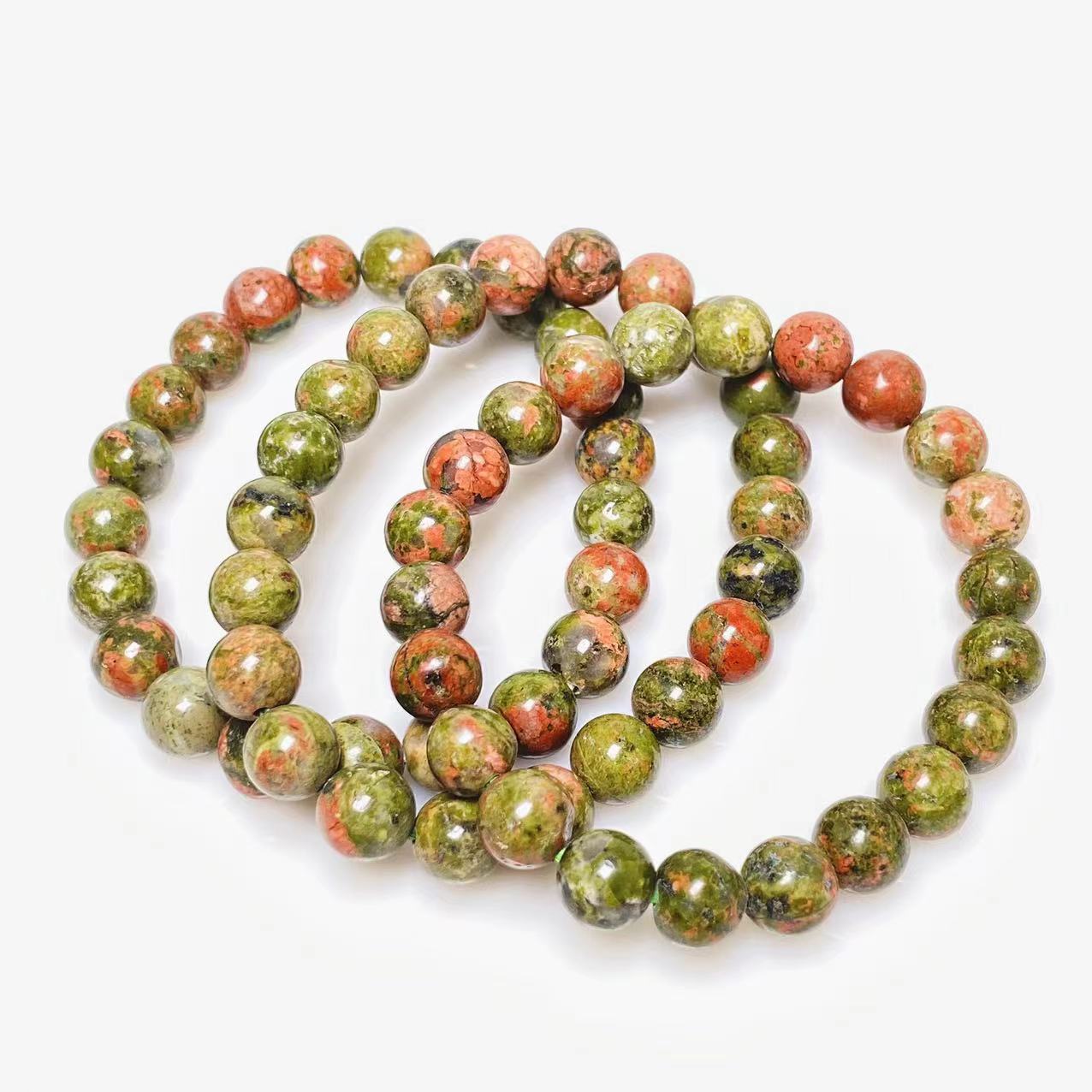 Unakite bracelet