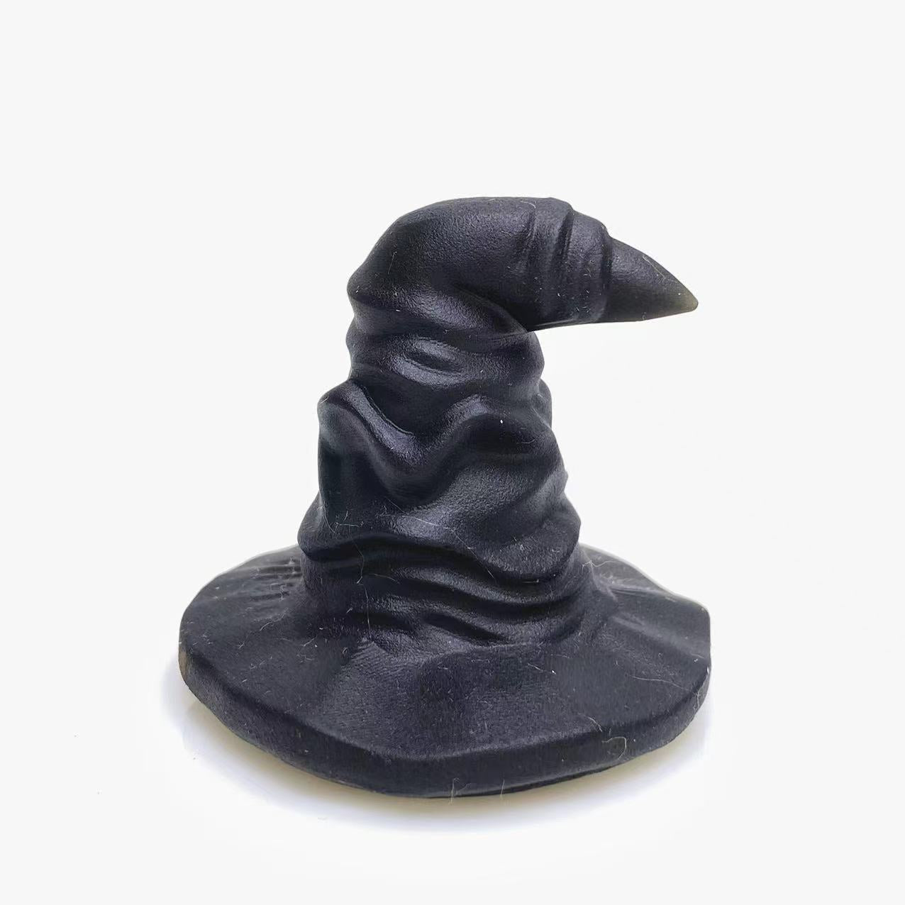 Black obsidian witch's hat carving