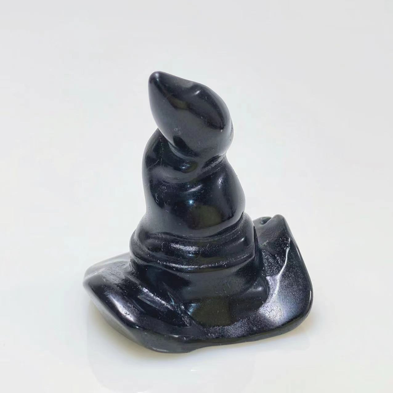 Black obsidian witch's hat