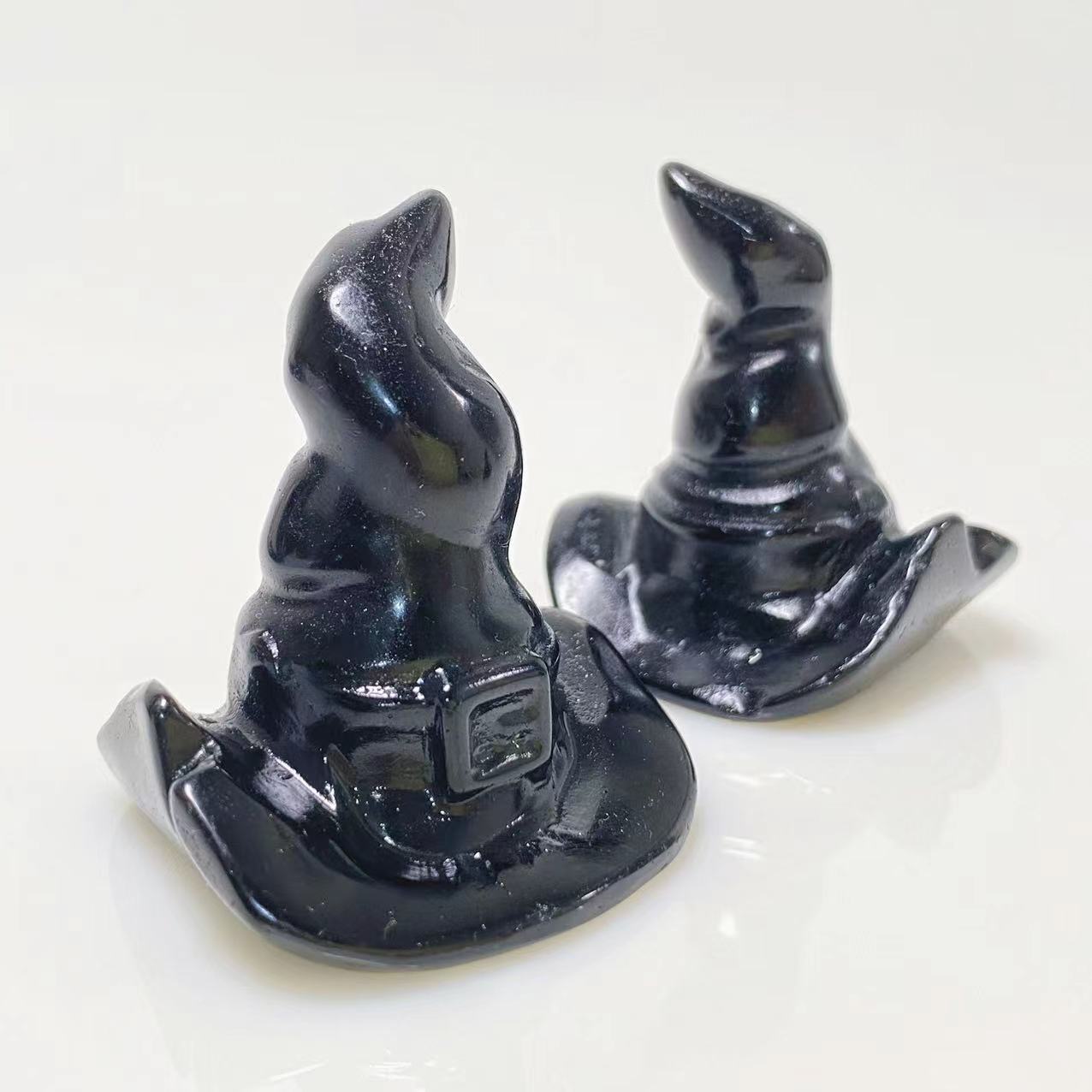 Black obsidian witch's hat
