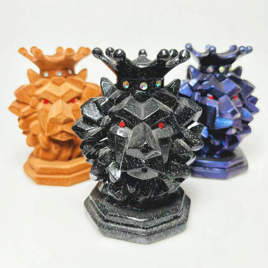 Lion king head sphere stand