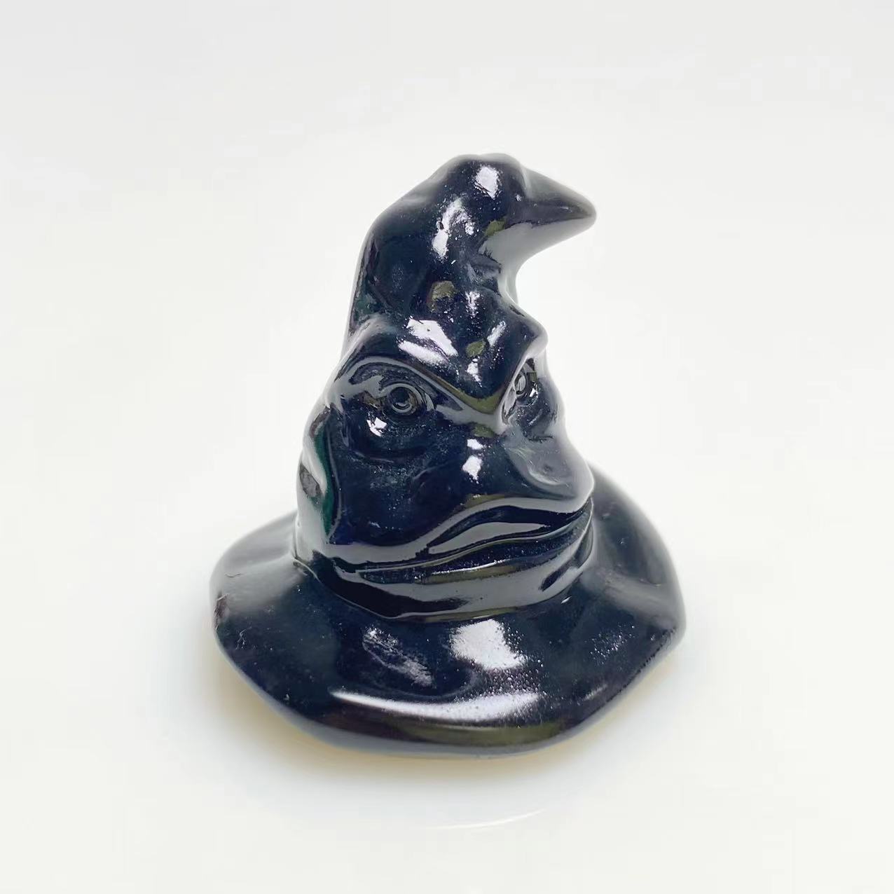 Halloween crystal magic hat carving