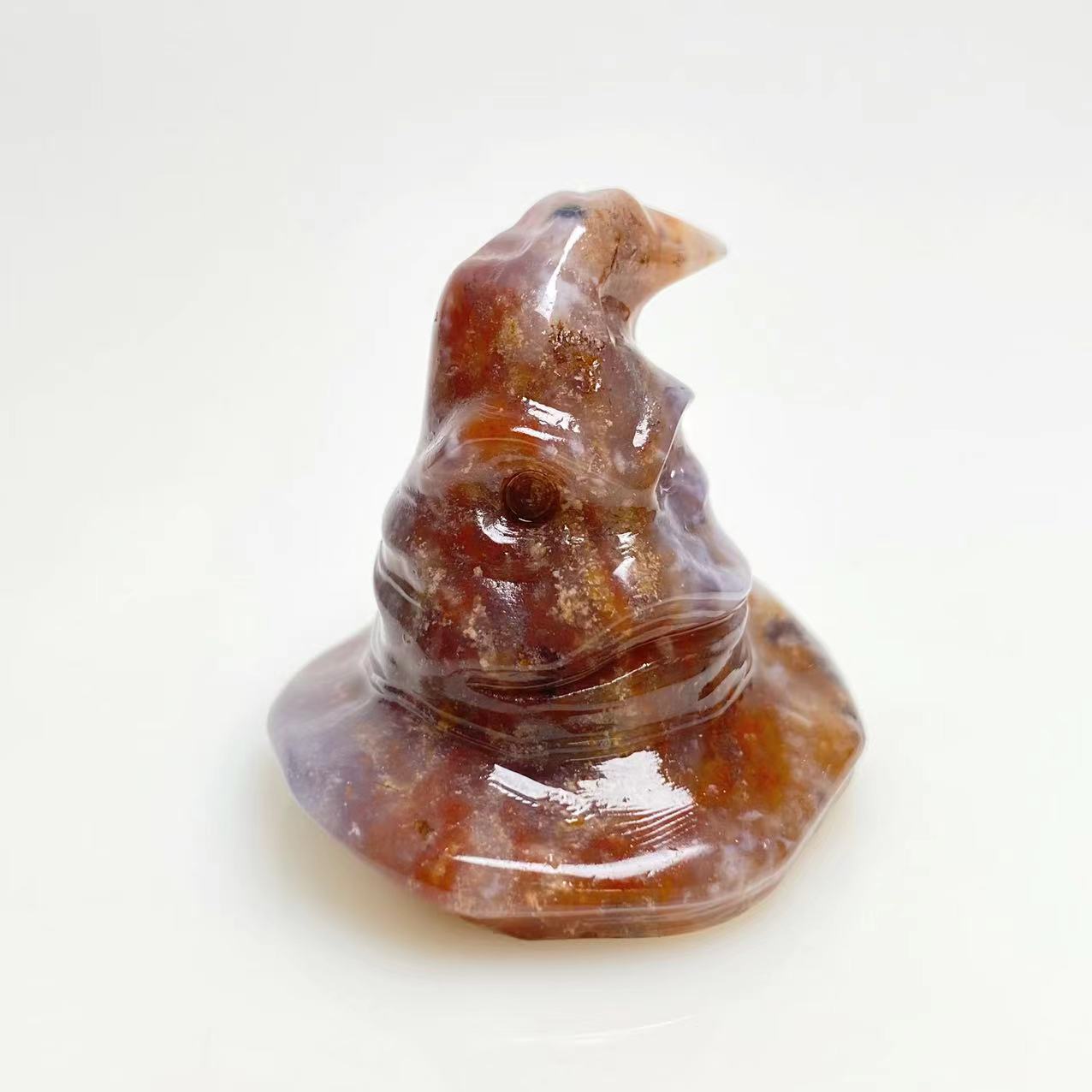 Halloween crystal magic hat carving