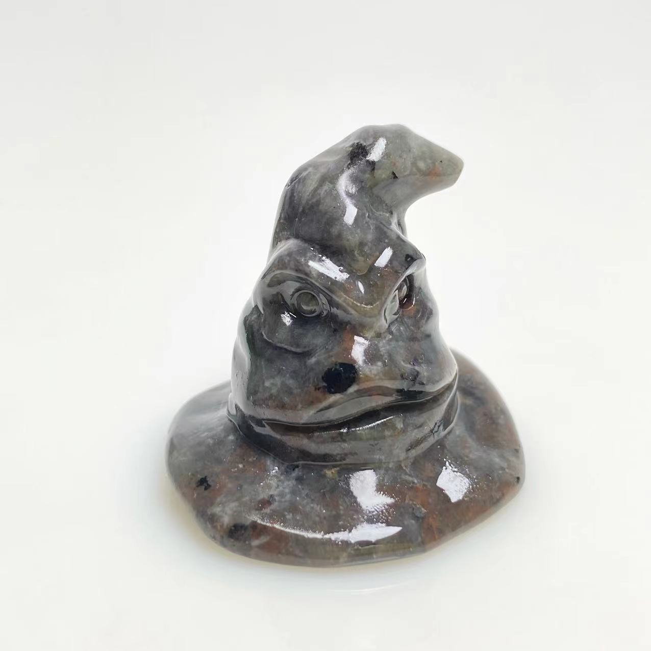 Halloween crystal magic hat carving