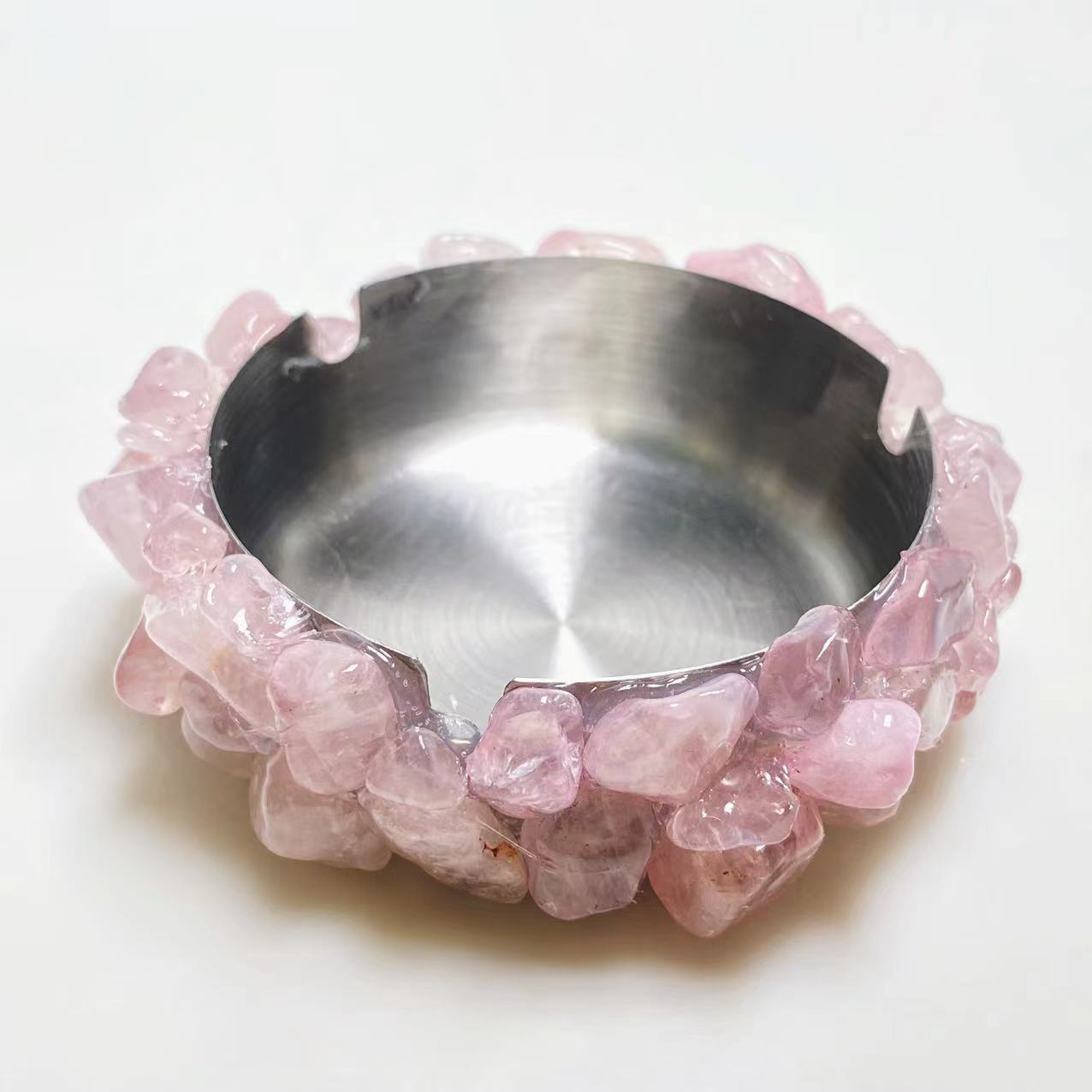 Crystal chips ashtray
