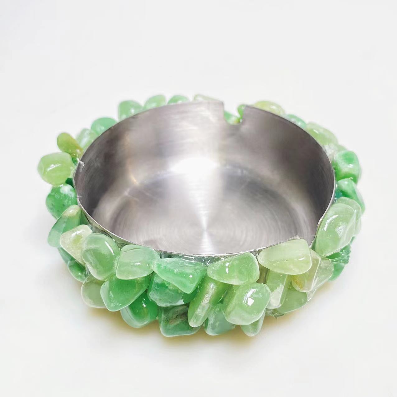 Crystal chips ashtray