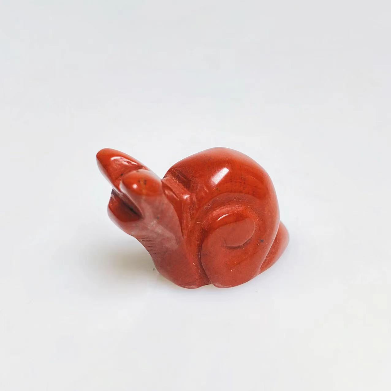 mini crystal snail carvings