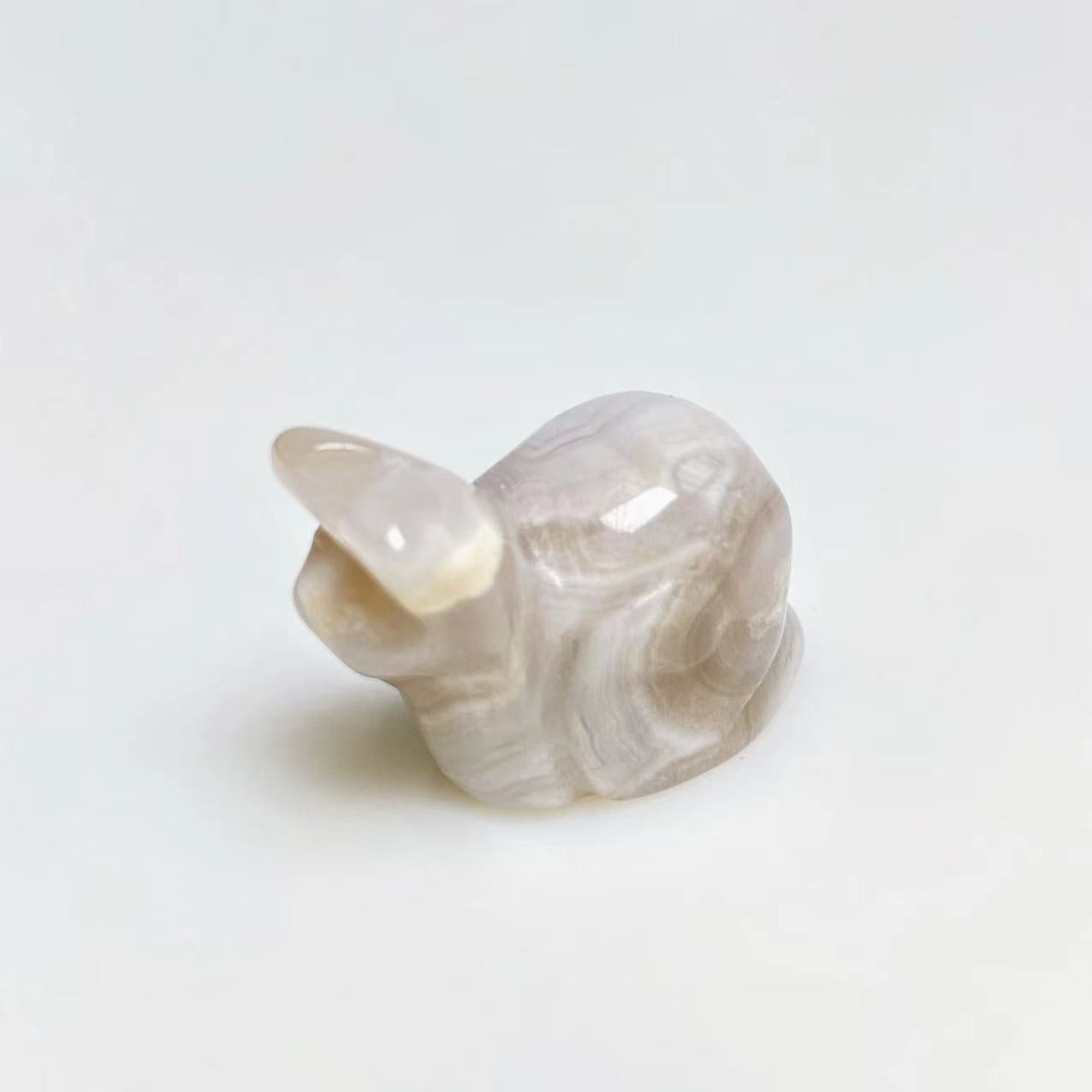 mini crystal snail carvings