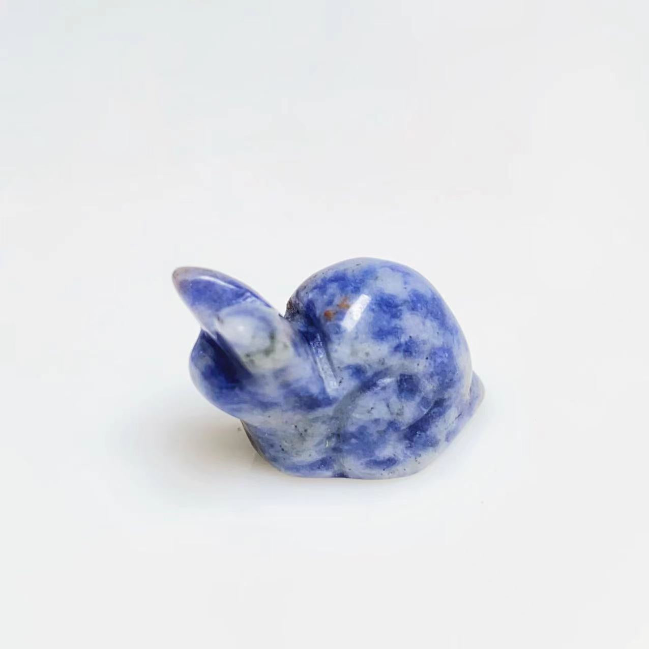 mini crystal snail carvings