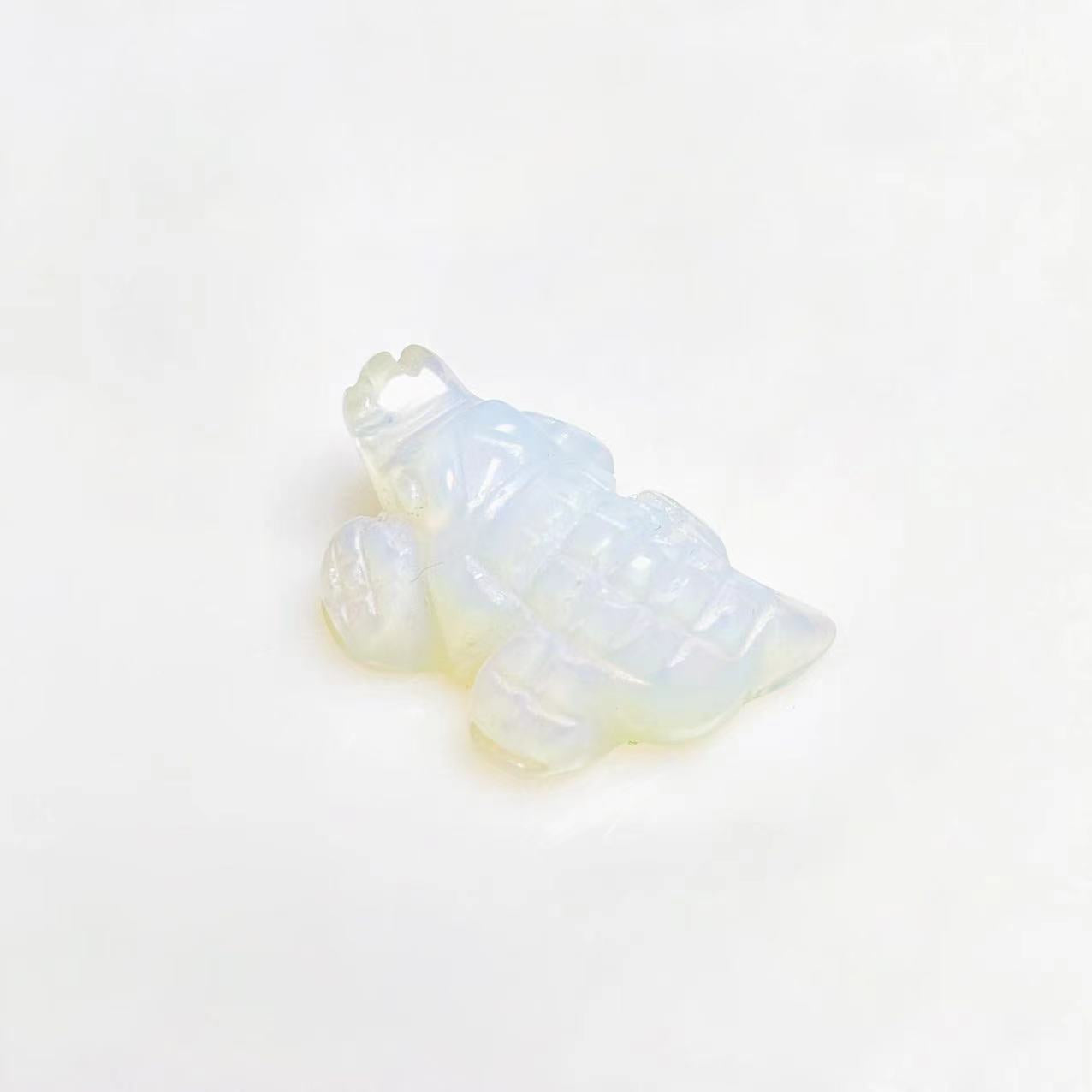 Mini alligator carving