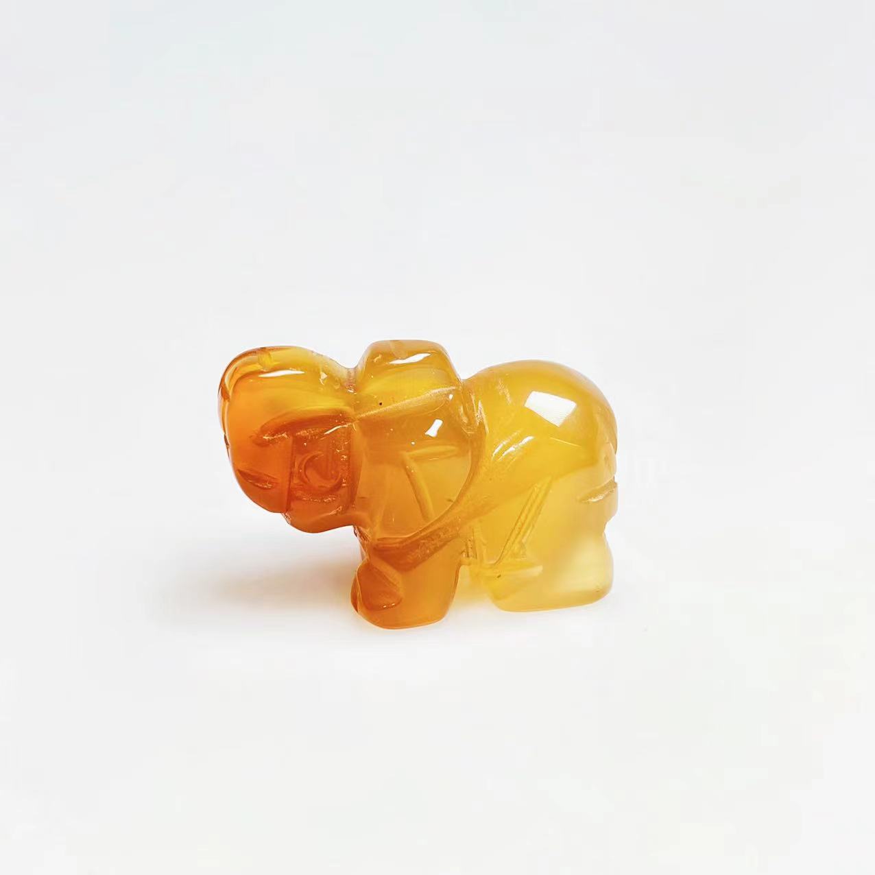 Mini elephant carvings