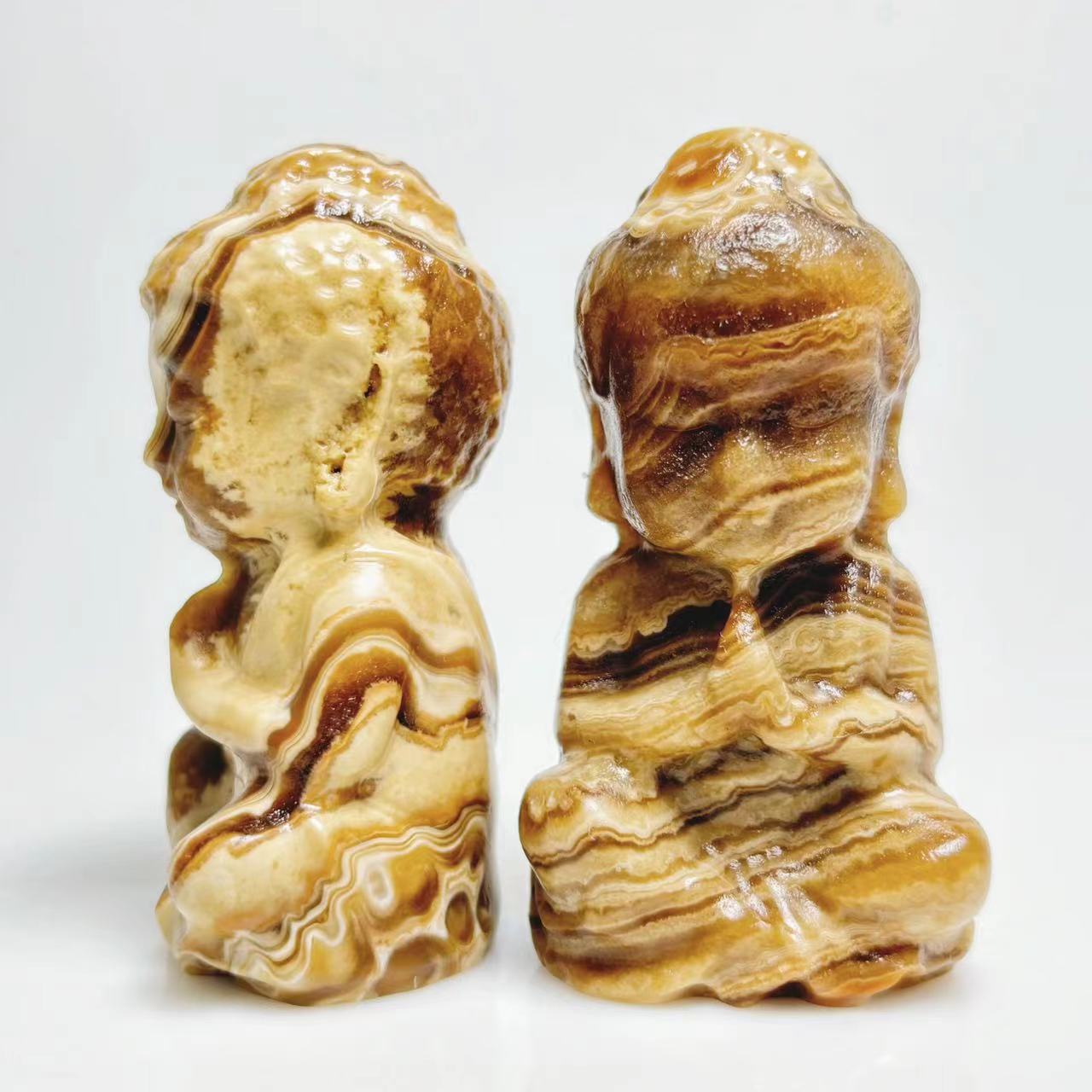 Chocolate calcite baby buddha